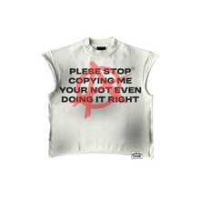 Load image into Gallery viewer, Copycat sleeveless T-shirt ￼
