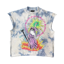 Load image into Gallery viewer, The wizard tie-dye sleeveless T-shirt
