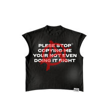 Load image into Gallery viewer, Copycat sleeveless T-shirt ￼

